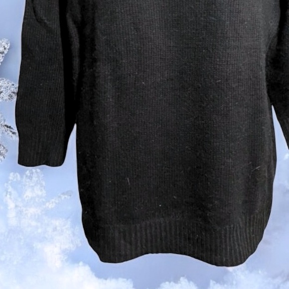 NWT Ricki’s Ladies Size XXL Black Acrylic/Angora Crewneck Sweater - Picture 7 of 15